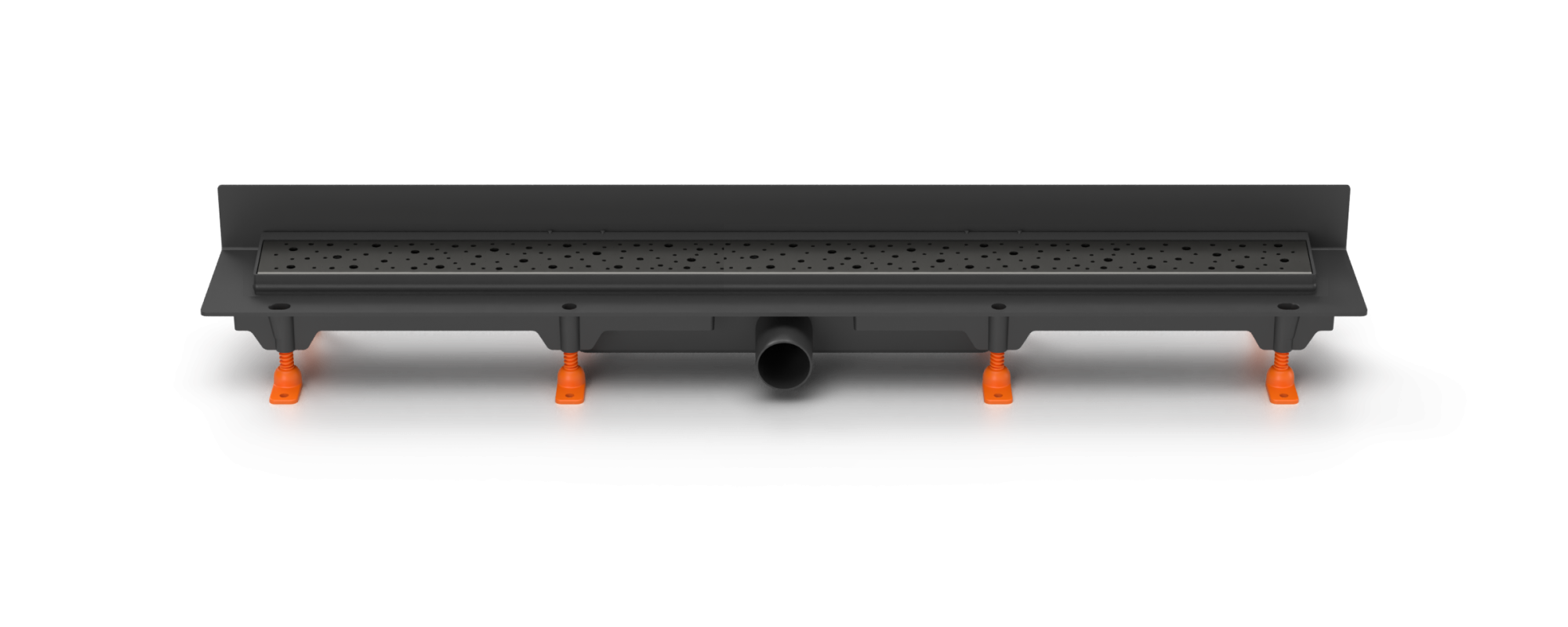 Душевой лоток 85 см Creto Points CRE-850 PB-P с решеткой. черный