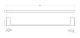 Полотенцедержатель CEZARES SLIDER-TH-60-NOP