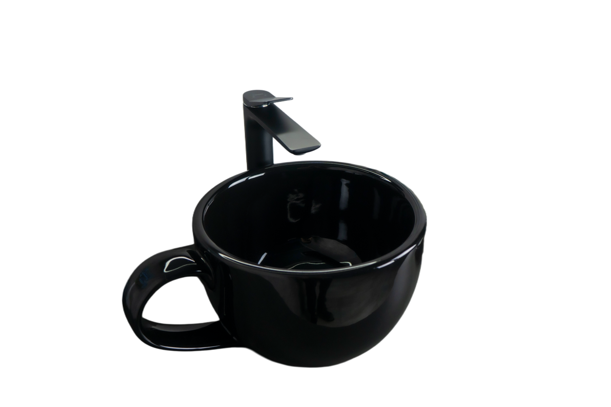 Раковина Gid Nc9077 52230 накладная черная глянцевая 40x30x18