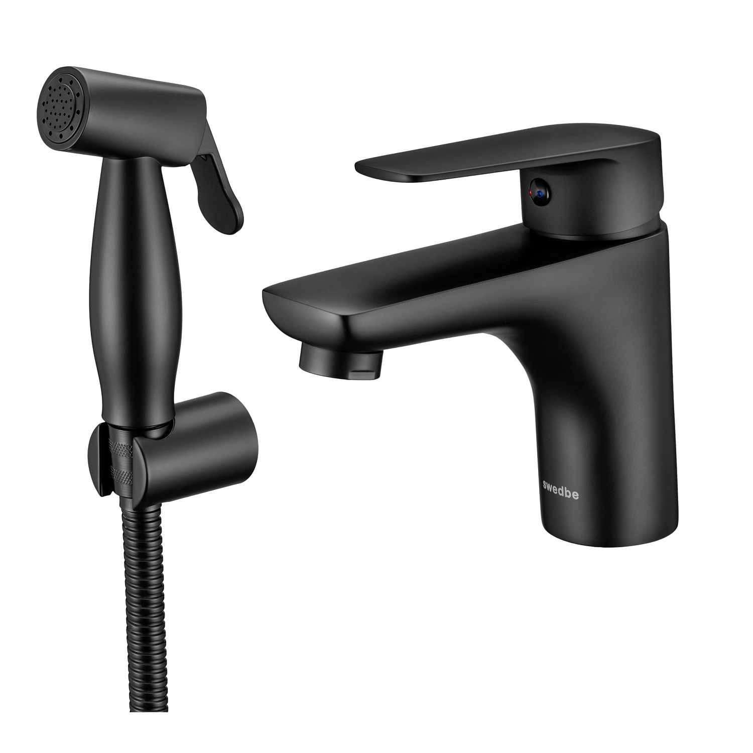 Смеситель для раковины с гигиенической лейкой Swedbe Mars 1760B