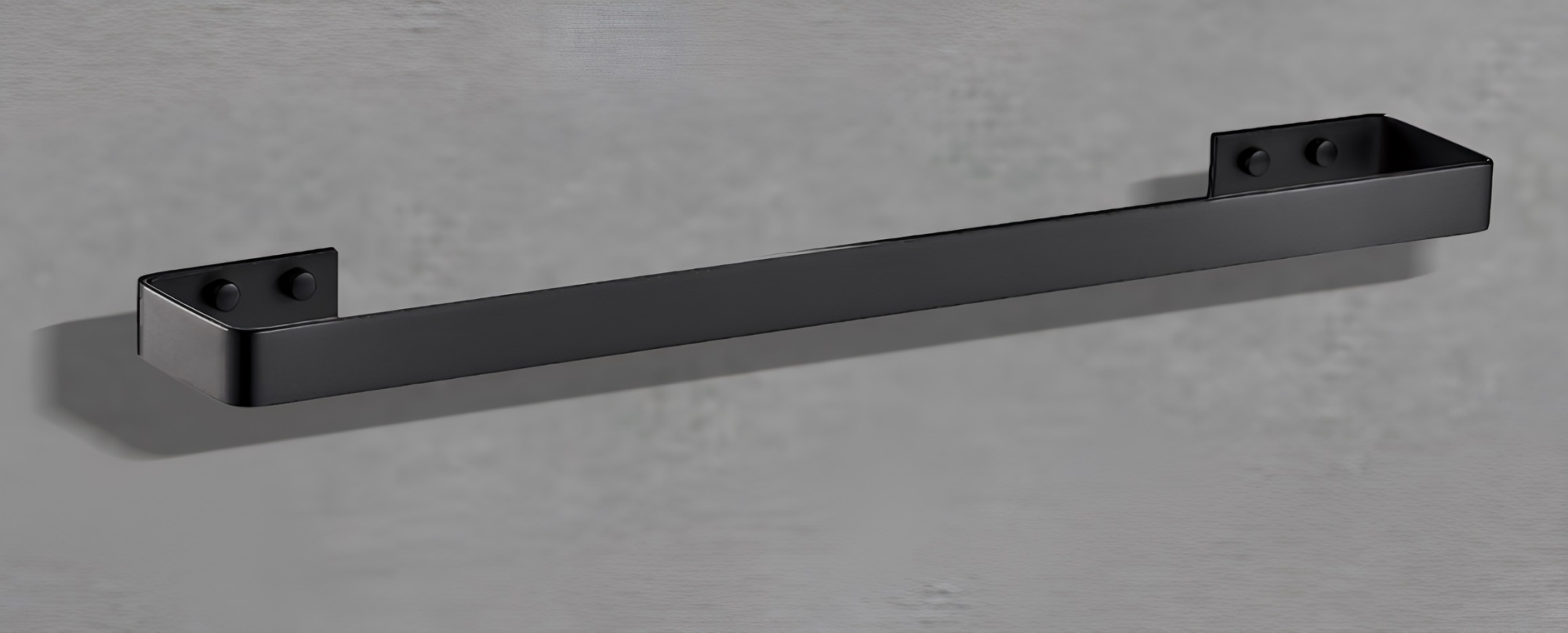 Держатель CR-D01-02MB для полотенец из нержавеющей стали BOCH MANN (590х30х75), цвет черный