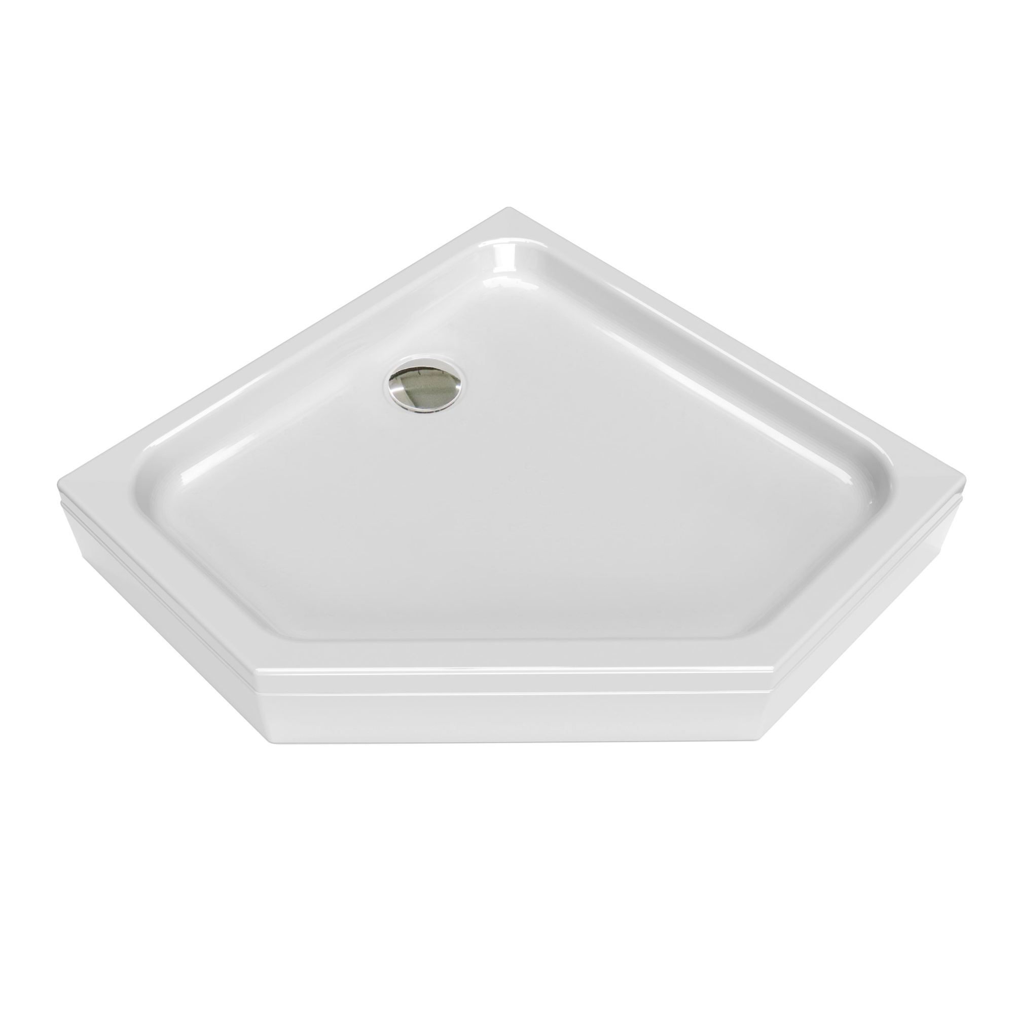 Душевой поддон NG-90-90D RUS (90*90*17) трапеция, низкий, для 6605,6805