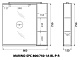 Шкаф подвесной BelBagno MARINO-SPC-800/750-1A-BL-P-R