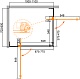 Душевой уголок CEZARES SLIDER-AH-2-70/80-100/110-C-Cr