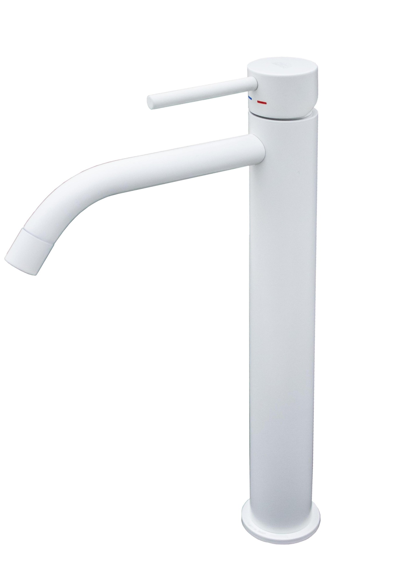 Смеситель высокий для раковины Paffoni LIGHT LIG081BO высокий Белый матовый