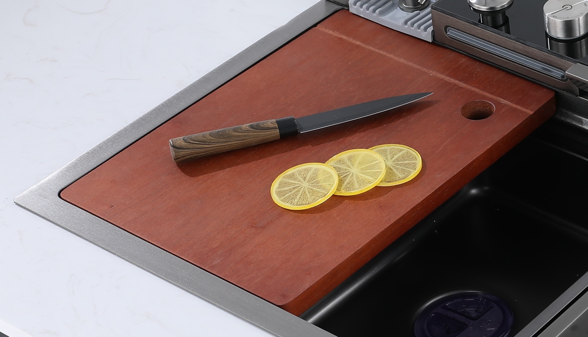 Доска разделочная, деревянная 355х260х19мм Ceruttispa