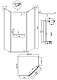 Душевое ограждение 302.K33.03.9090.21.00 Pragma (90*90*195)