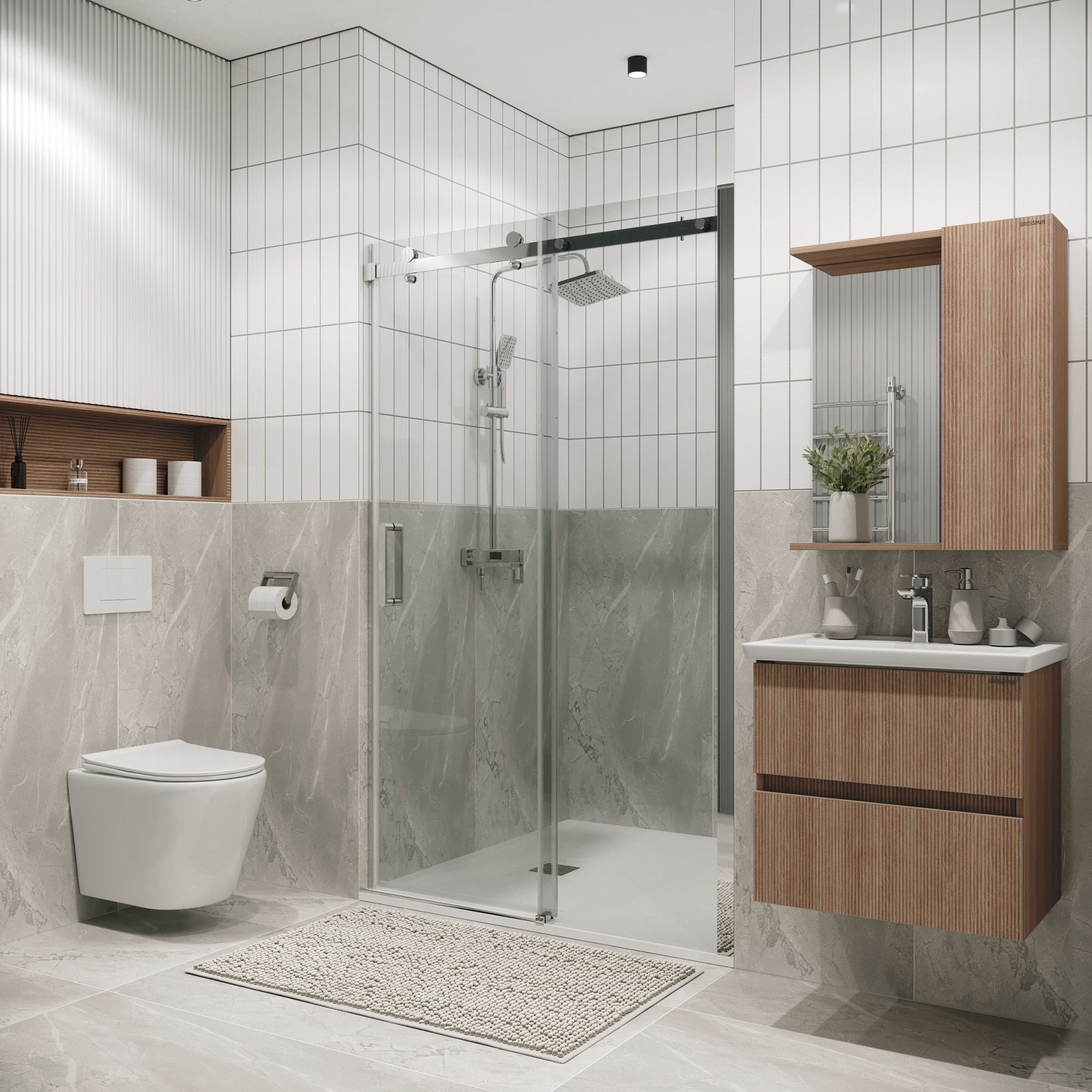 Дверь в нишу 100.K33.04.100.10.00 Classic (100*195)