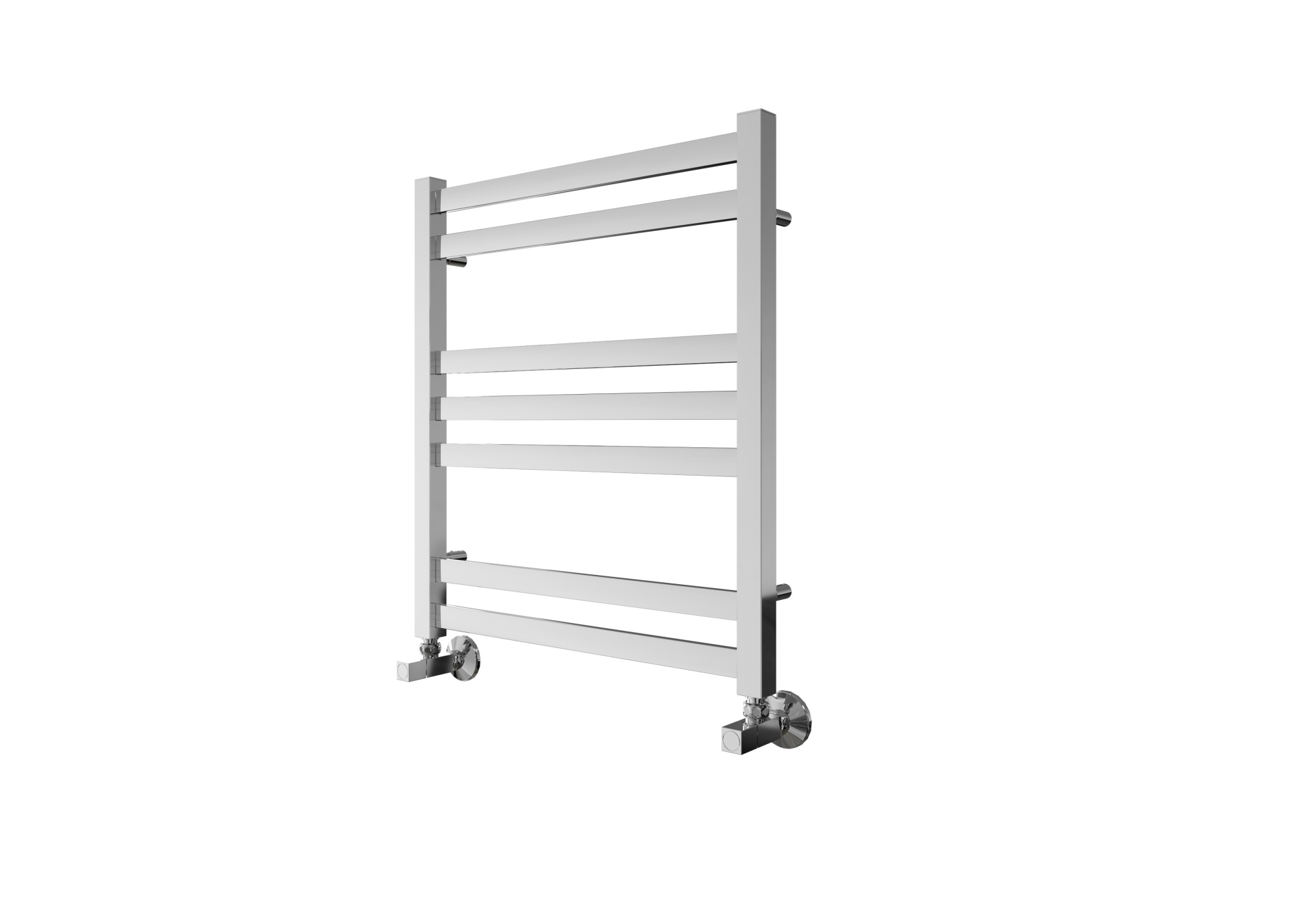 Полотенцесушитель водяной Aquatek (Акватек) Лира П7 500х600 мм, подключение нижнее/диагональное, сверхпрочная пищевая нержавеющая сталь AISI 304L, гарантия 10 лет