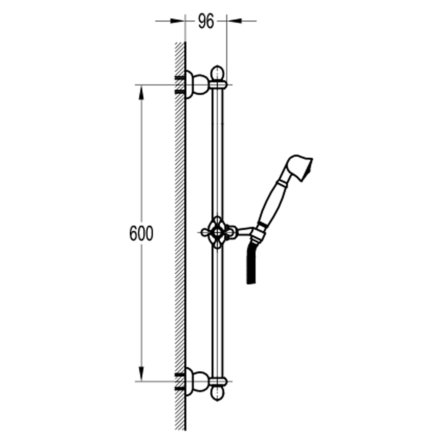 Комплект душевой Swedbe Terracotta 2560
