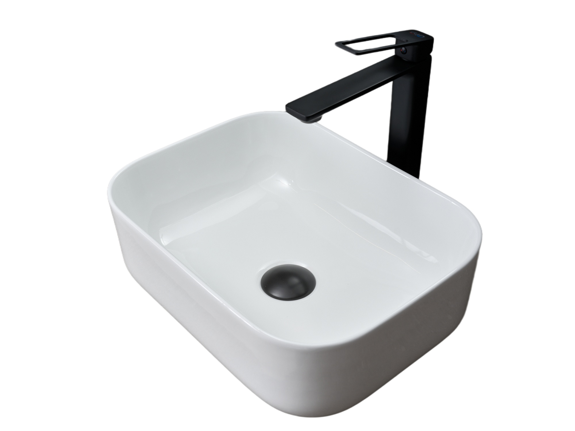 Раковина Gid N1335 51238 накладная белая 40x30x13