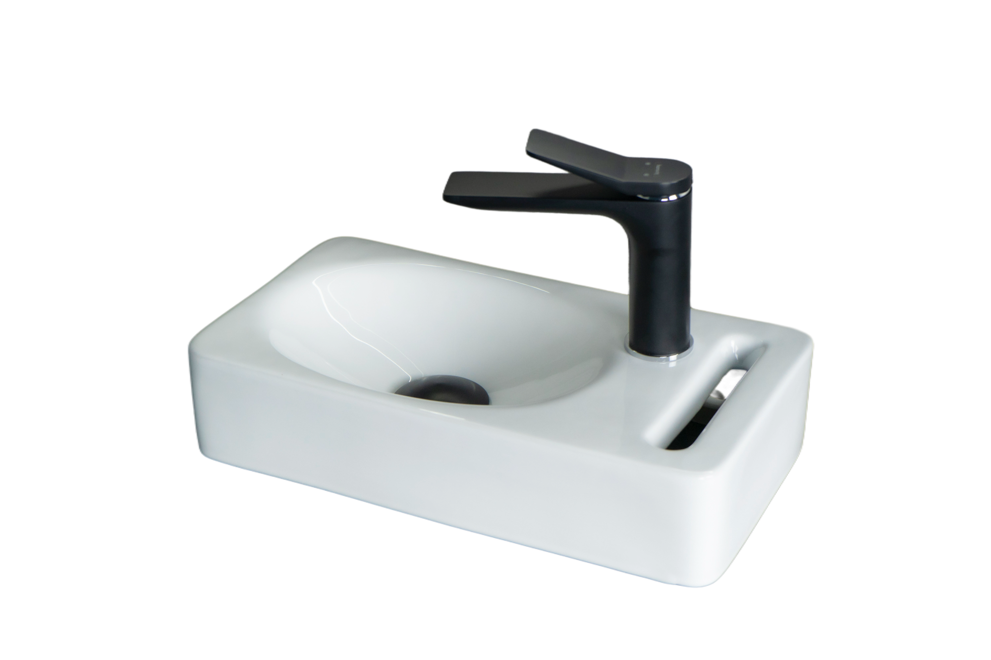 Раковина Gid N9262 61124 подвесная белая 40x22x9