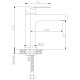 Смеситель для раковины Rossinka RS33 (RS33-13)