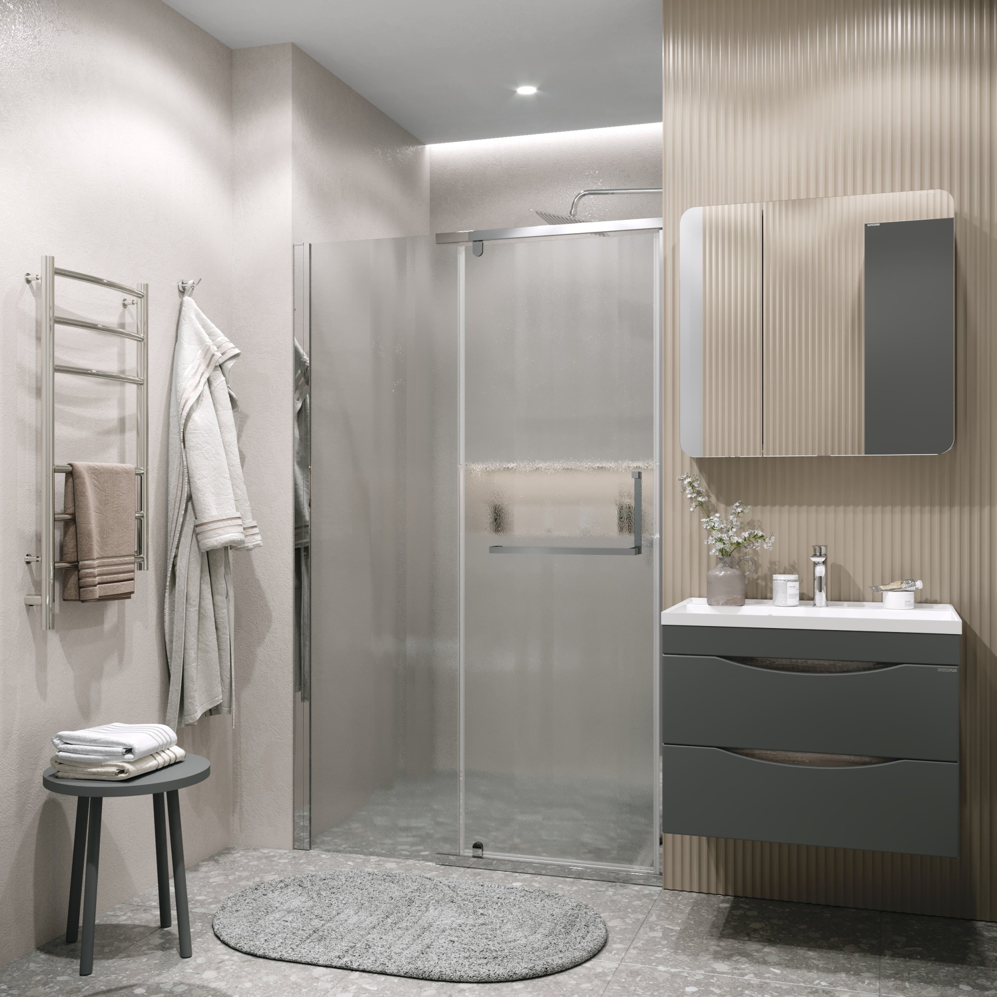 Дверь в нишу 100.K33.03.120.10.02 Pragma (120*195)