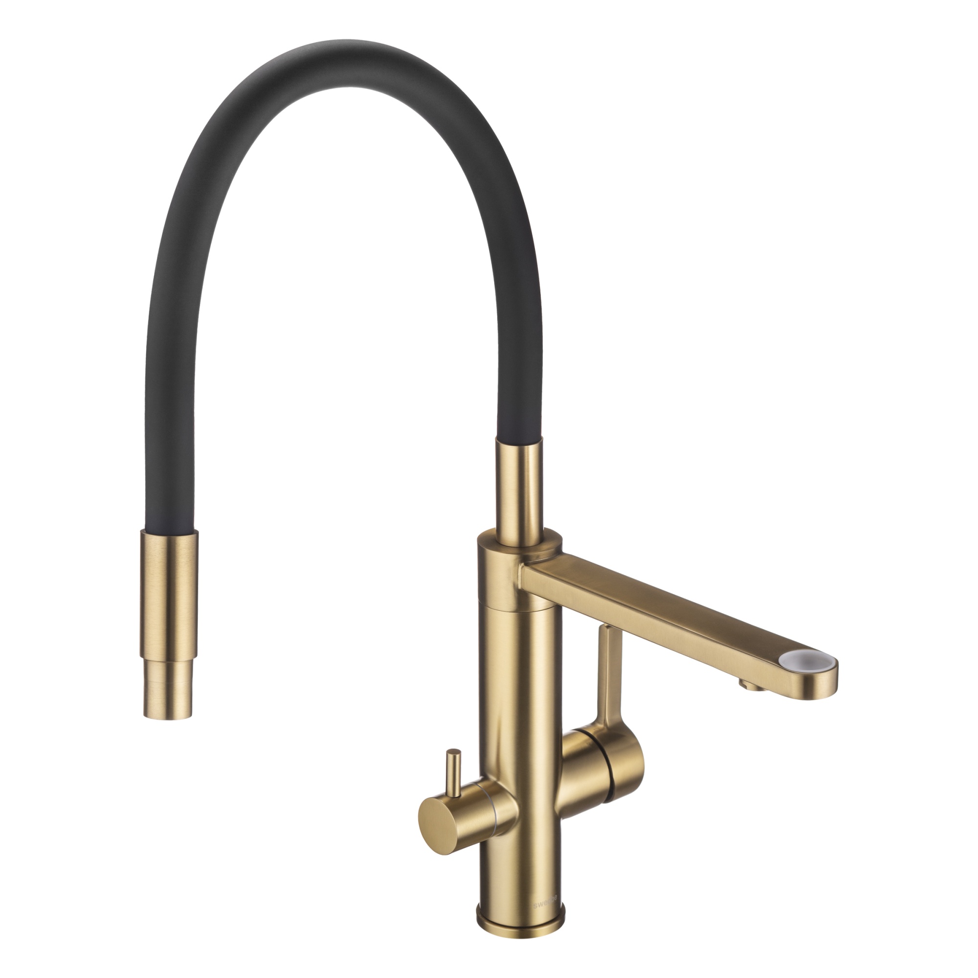 Смеситель для кухни с каналом для подключения фильтра с гибким изливом Select 8440GO