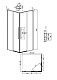 Душевое ограждение 300.K33.01.9080.21.10 Galaxy (90*80*195)