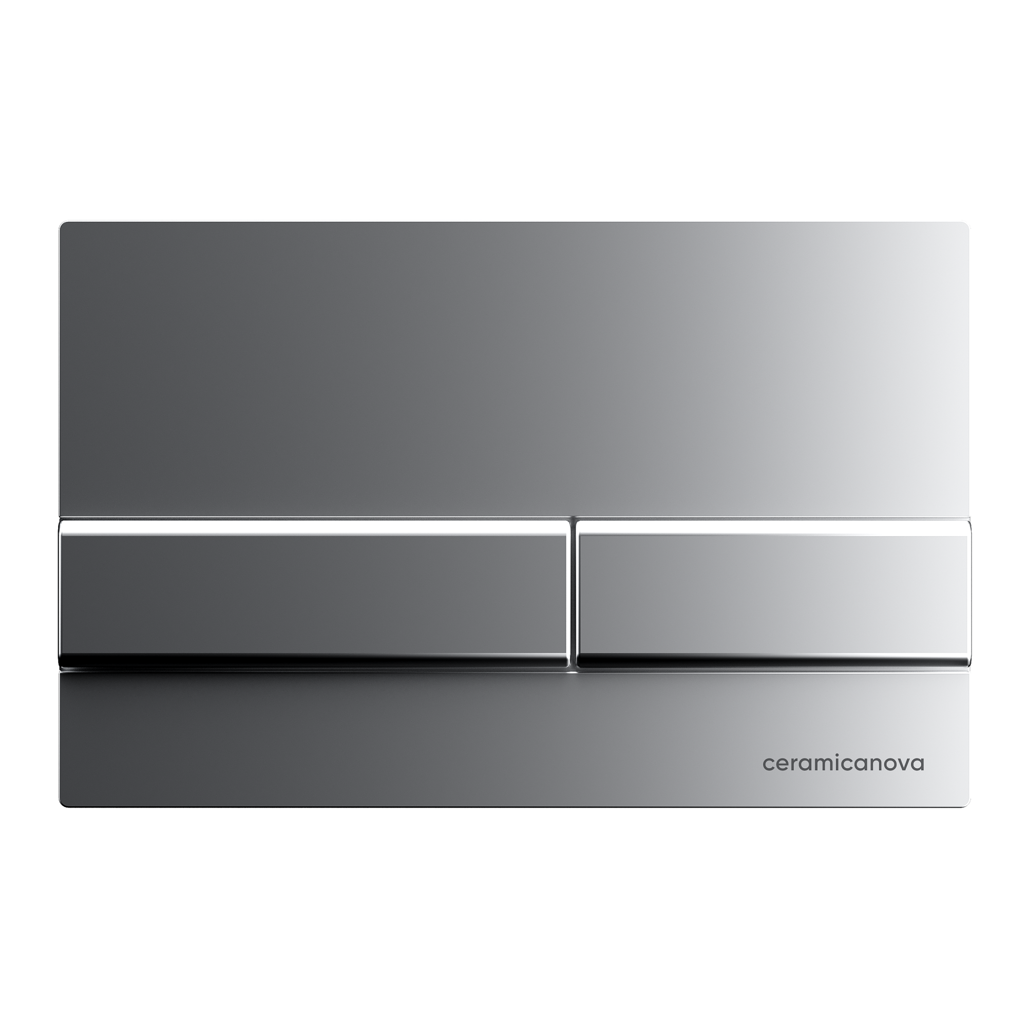 Система инсталляции для унитазов CERAMICANOVA Envision с кнопкой смыва Flat цвет хром матовый, креплениями, CN1002M