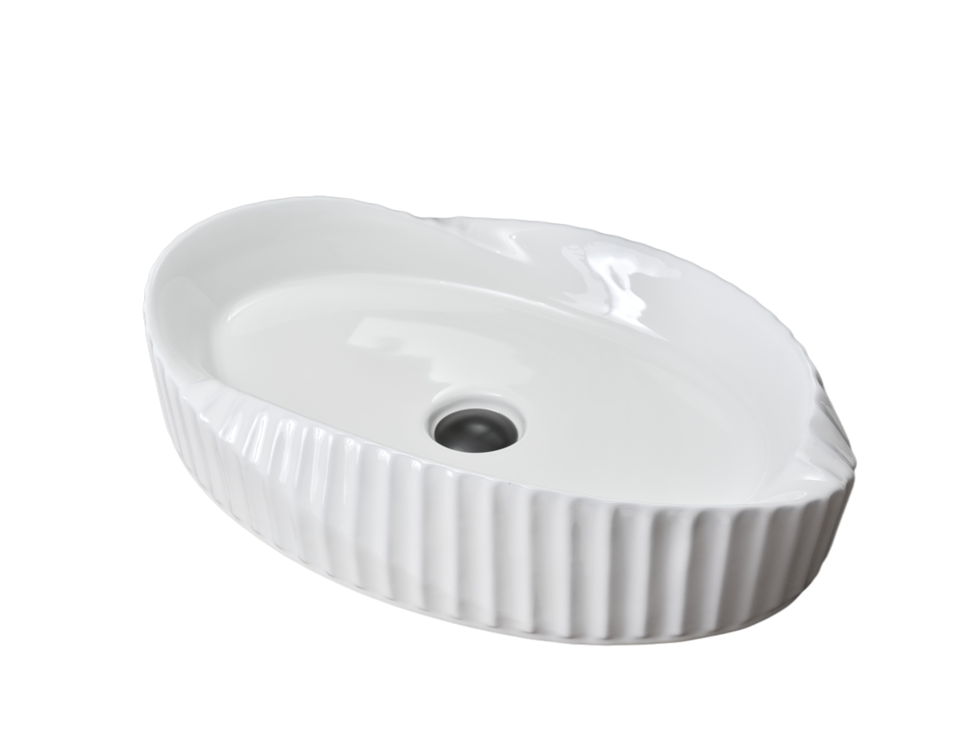 Раковина Gid 888s 51223 накладная белая 60x38.5x13.5