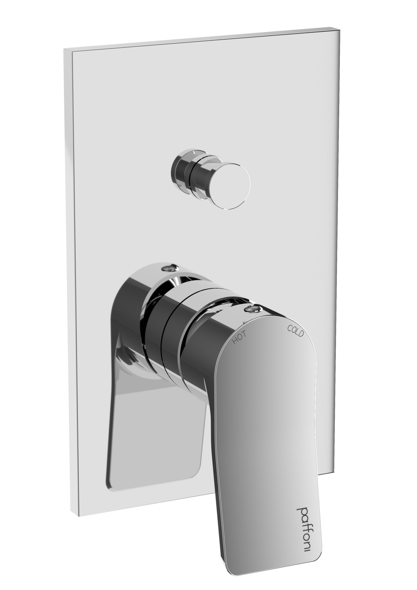 Смеситель встраиваемый для душа на 2 выхода Paffoni TILT TI015CR/M встраиваемый на 2 выхода Хром