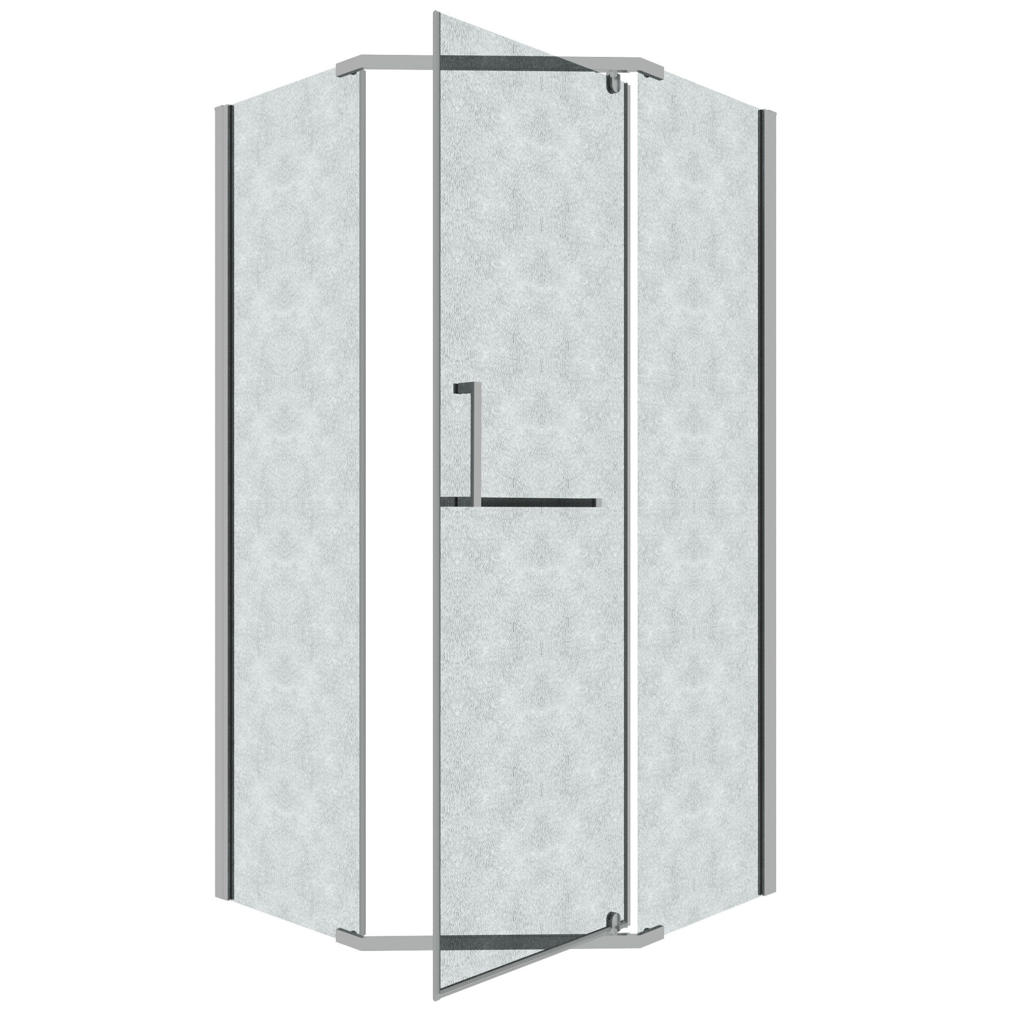 Душевое ограждение 302.K33.03.9090.10.02 Pragma (90*90*195)