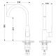 Смеситель для кухонной мойки Lemark Aura (LM0605C)