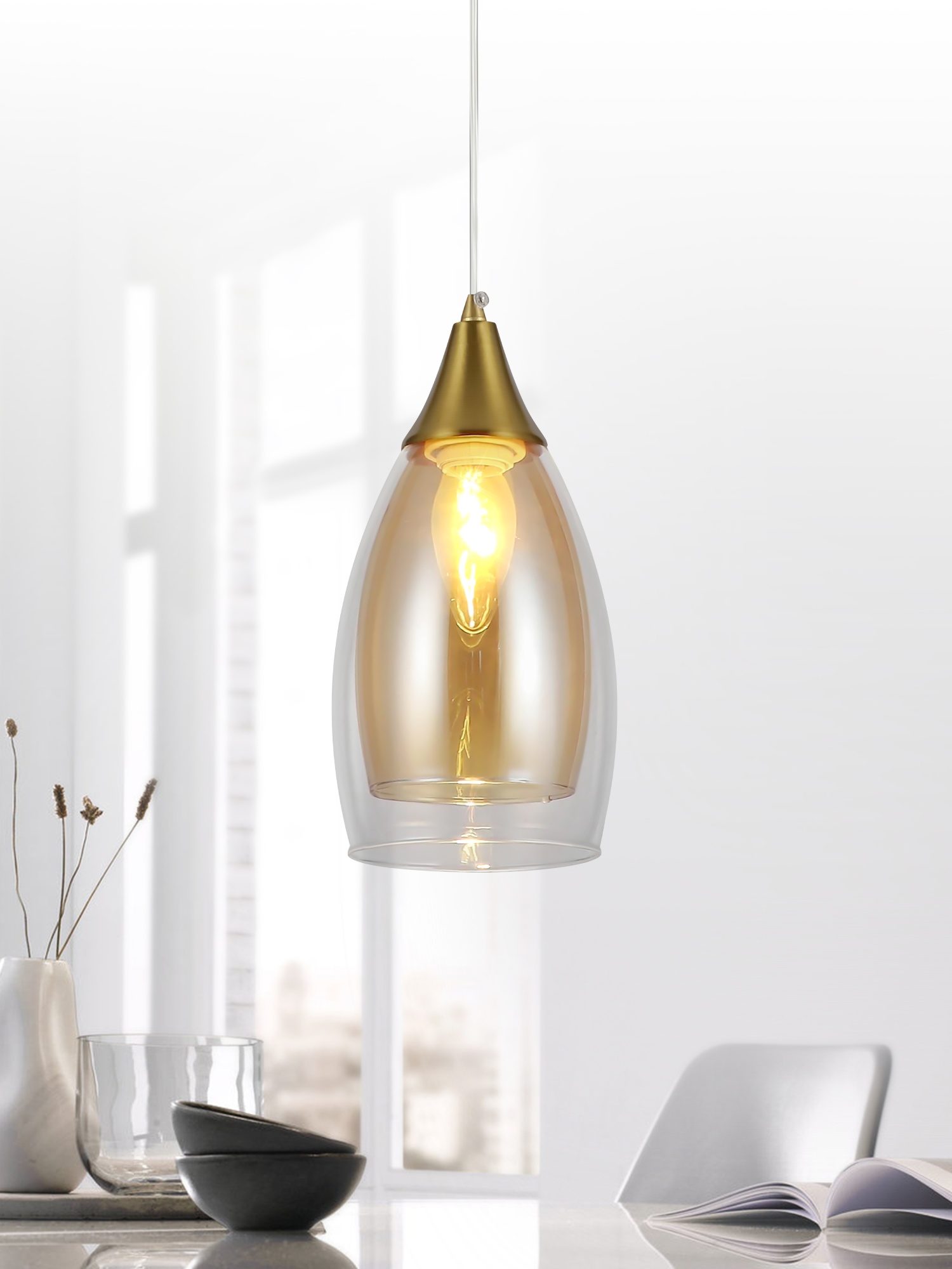 Светильник подвесной (подвес) Aileen 3193-201 1 х Е27 40 Вт лофт - кантри потолочный