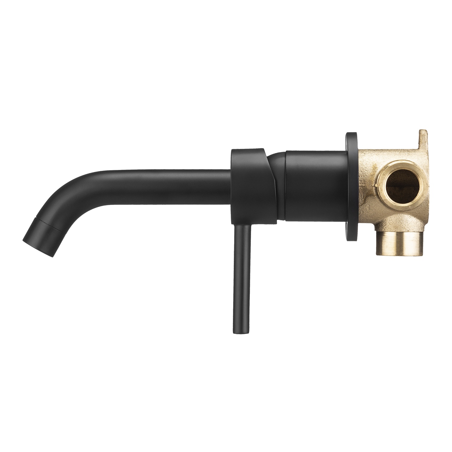 Swedbe Platta Cмеситель для раковины встраиваемый, цвет: черный 5502B