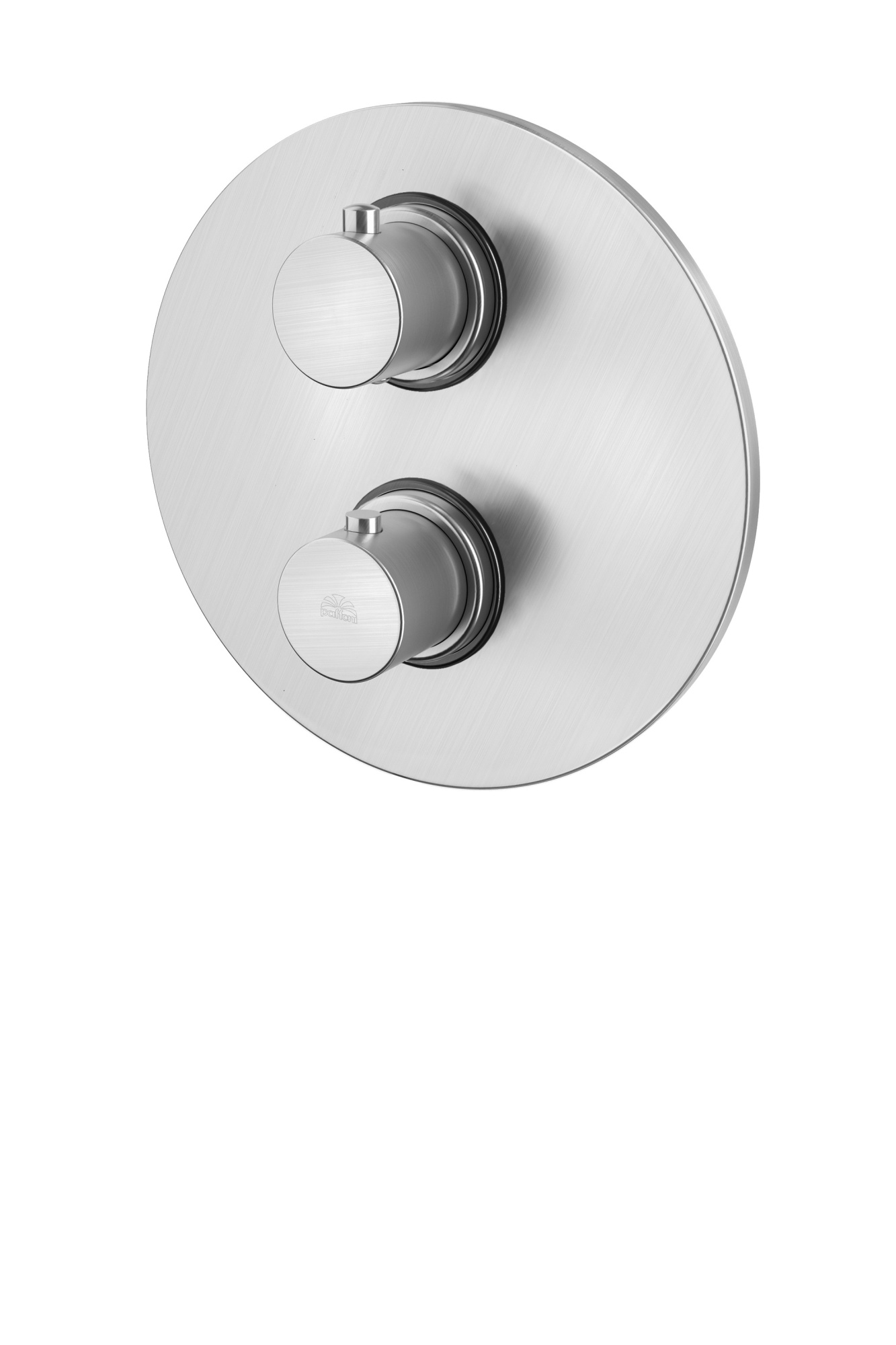 Смеситель термостат встраиваемый для душа 3 выход Paffoni LIGHT LIQ019ST встраиваемый Steel looking