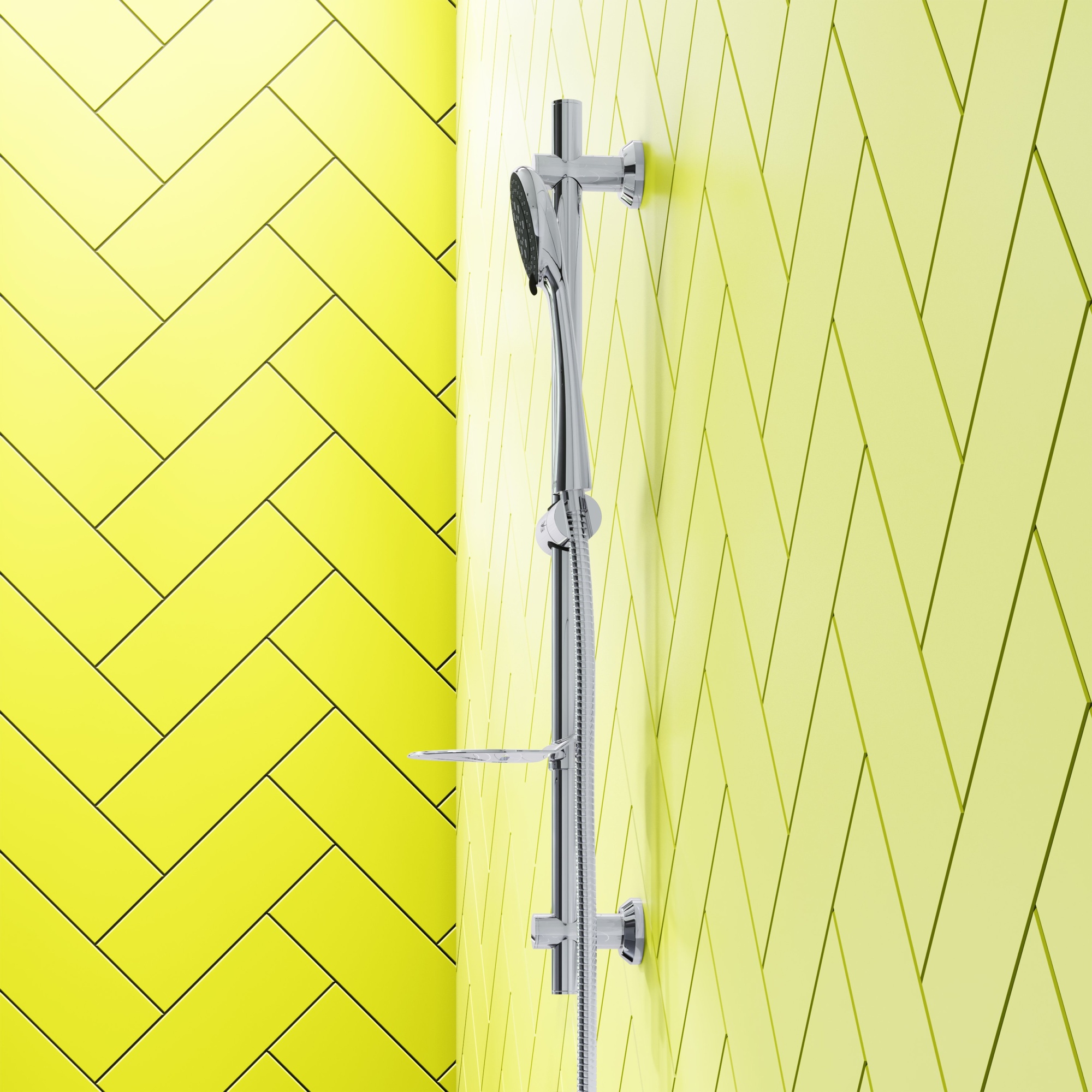 D0101000 Norma душевой комплект, ручной душ 5 функций, стойка 600 мм, шланг 175 мм