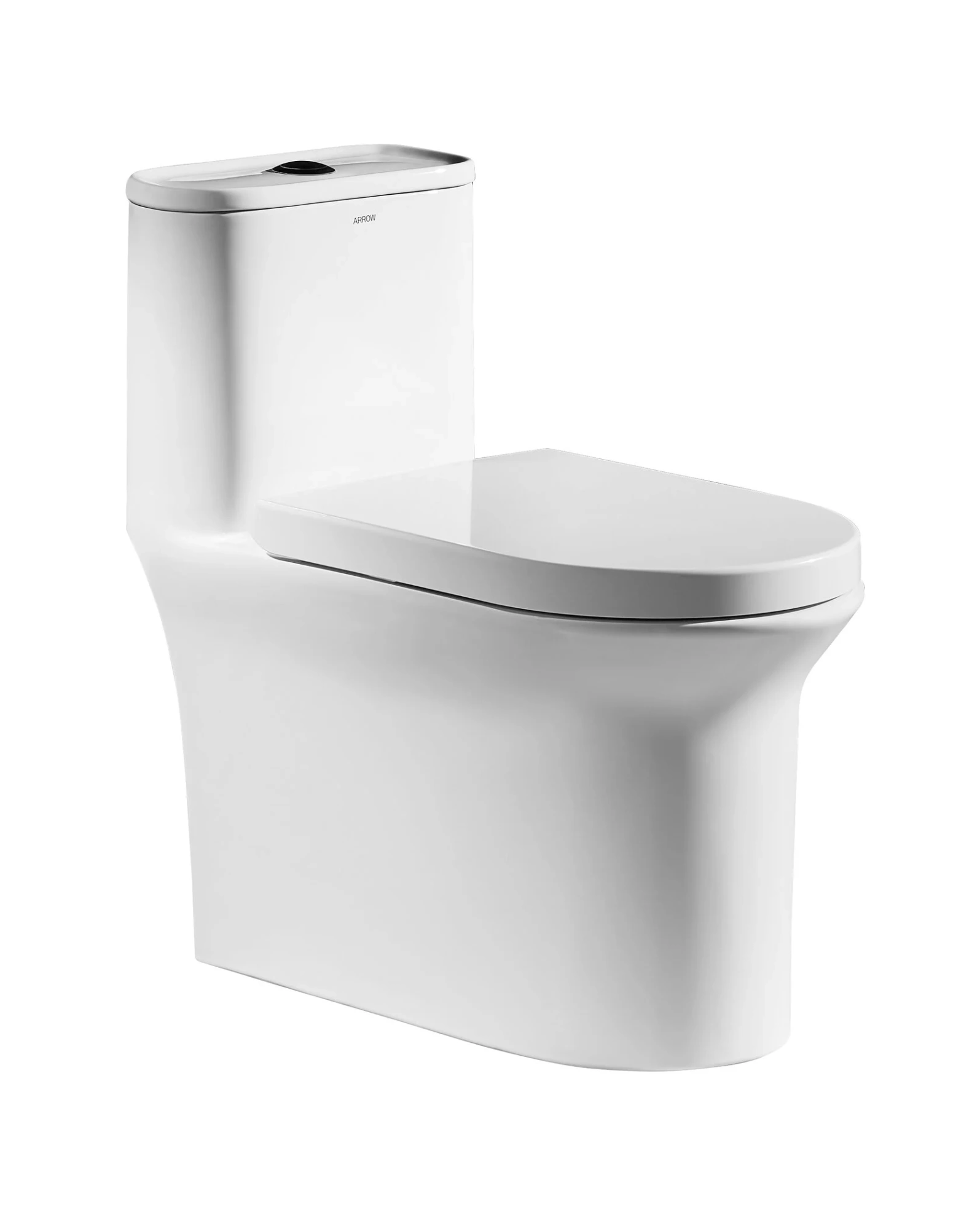 Унитаз наполньный монолитный ARROW AB1802H, безободковый, белый