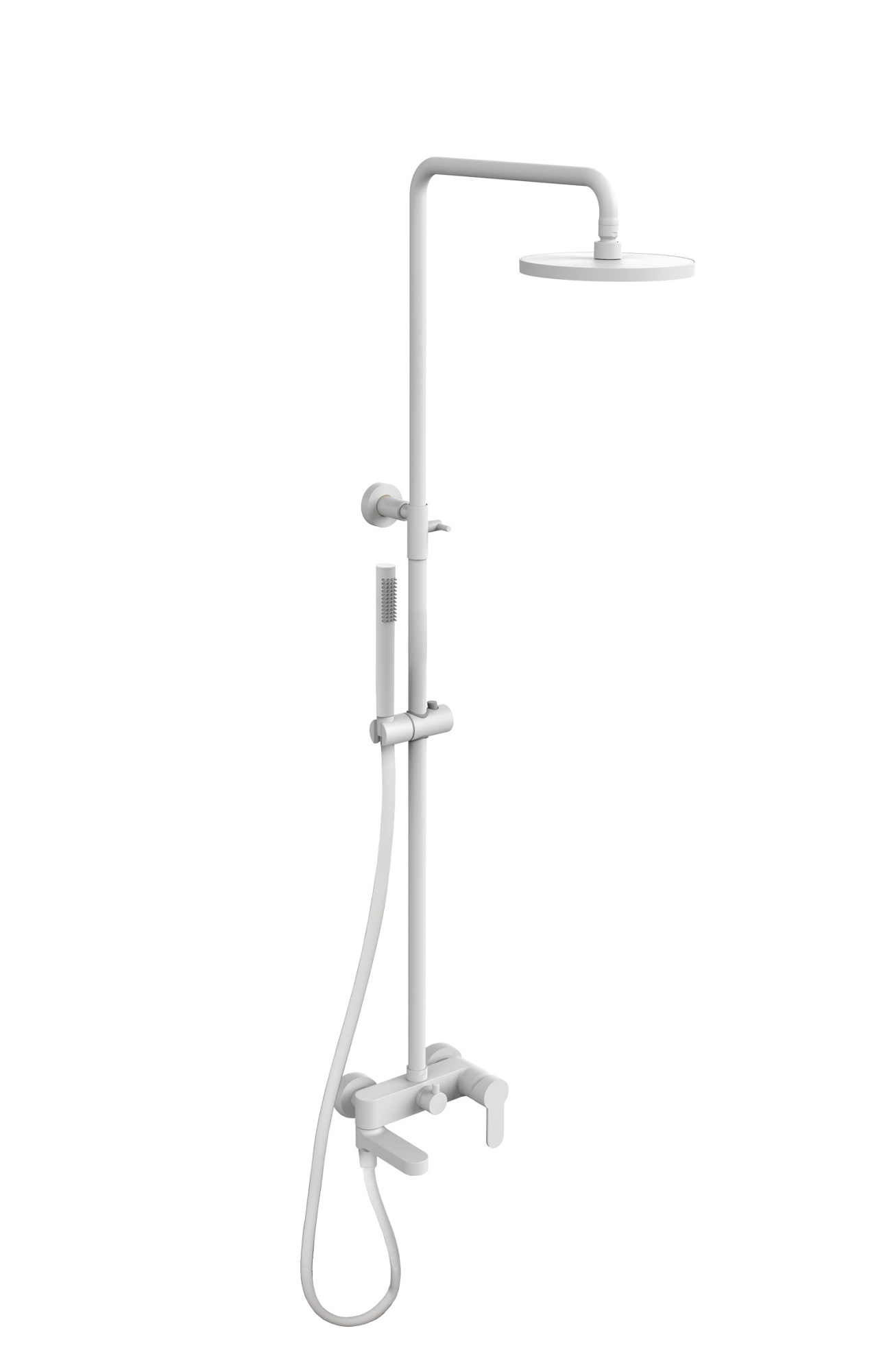 Комплект Paffoni Light KITZCOL636BO110 С ВНУТРЕННЕЙ ЧАСТЬЮ белый матовый