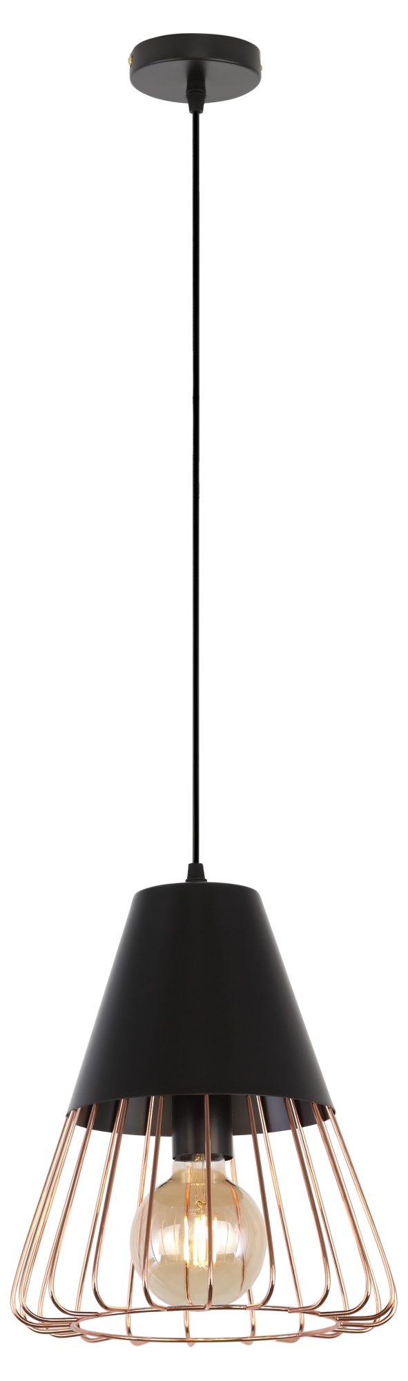 Светильник подвесной (подвес) Kasimira 5050-201 1 х E27 60 Вт лофт - кантри