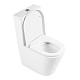 Унитаз-компакт безободковый BelBagno FLAY-R BB2149CPR/BB2149T/BB865SC