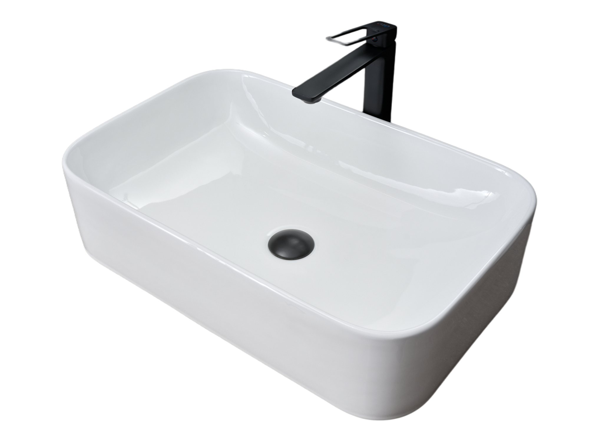 Раковина Gid N9599 51231 накладная белая 61x38x15