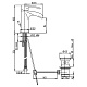 Смеситель Paini Ovo 86CR211WFSKM для раковины с донным клапаном