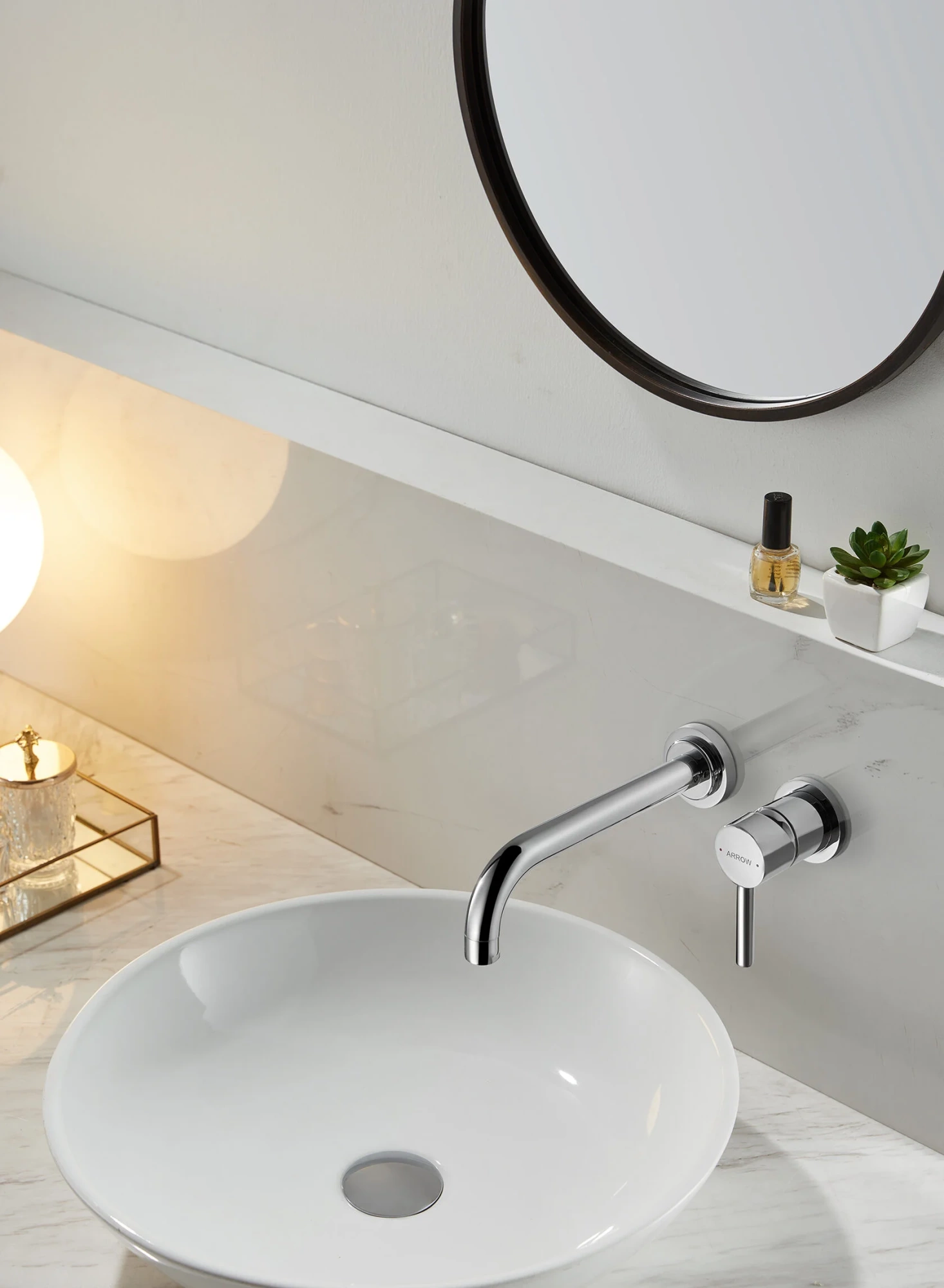 Смеситель для раковины ARROW AG4201, с внутренней частью, хром