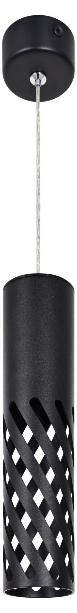 Светильник подвесной потолочный PL28 BK MR16 GU10 цилиндр черный