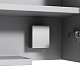 M70AMCX1001WG SPIRIT 2.0, Зеркальный шкаф с LED-подсветкой, 100 см, цвет: белый, глянец