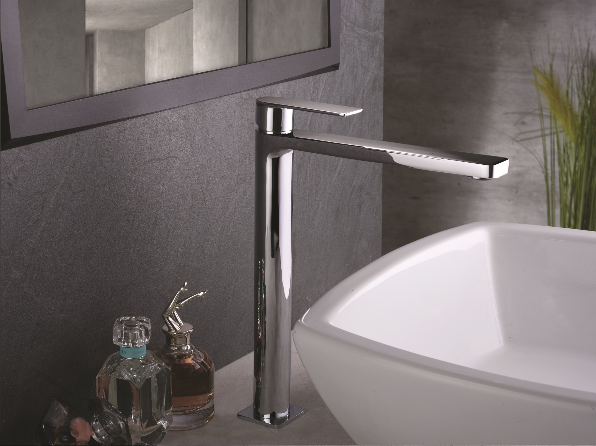 Смеситель для раковины высокий Paffoni TANGO TA081CR высокий Хром