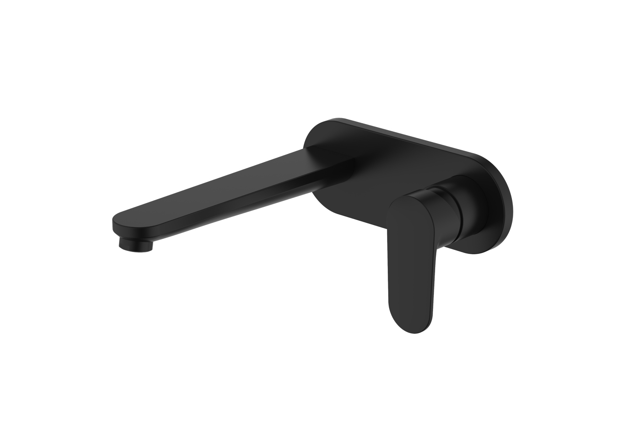 Смеситель Aquatek НИКА для раковины настенный (внешняя и скрытая часть) AQ1813MB         черный матовый