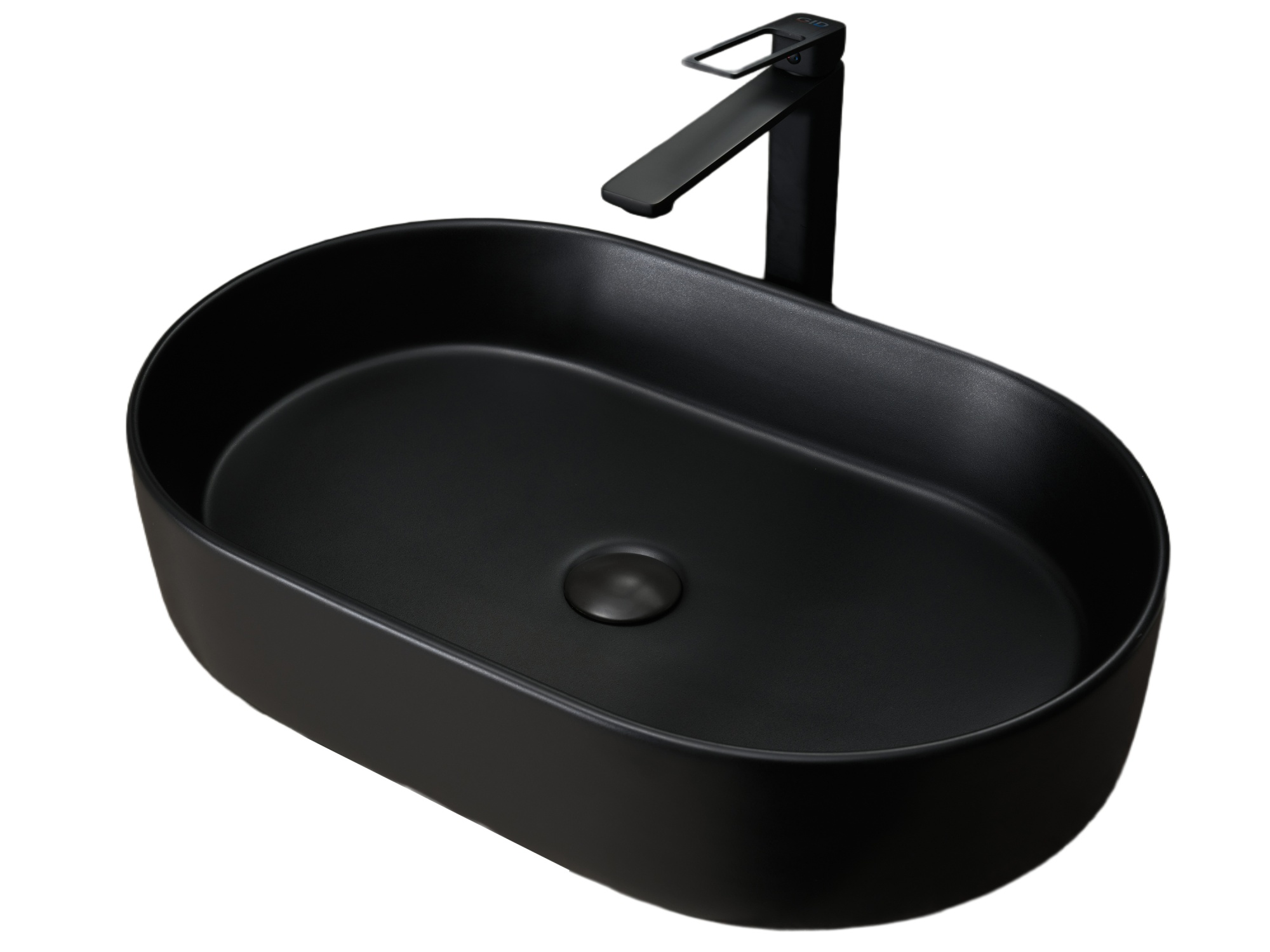 Раковина Gid Bm1479 53354 накладная черная матовая 61x38.5x12
