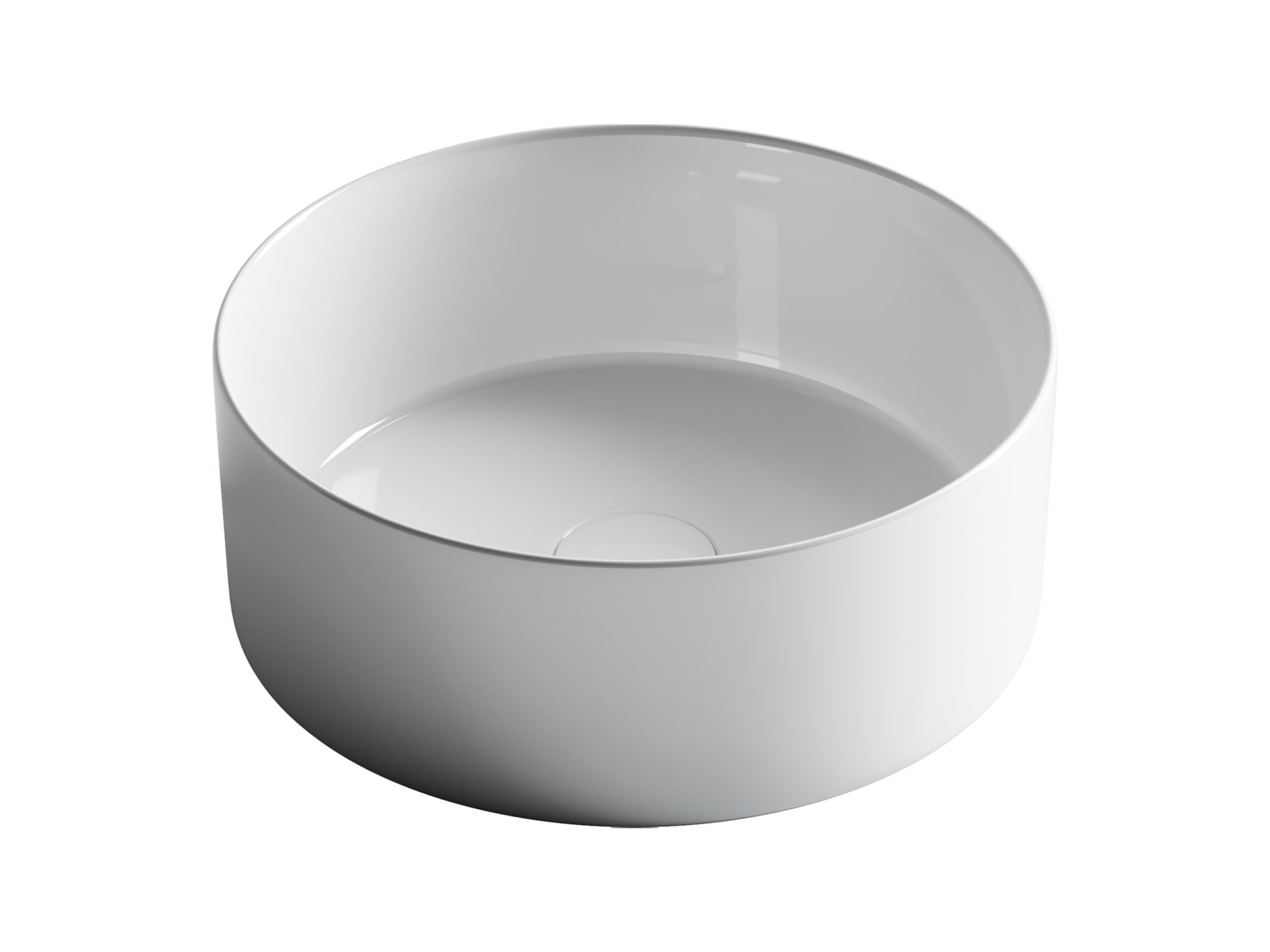 Умывальник чаша накладная круглая Element 358*358*137мм, CN6032