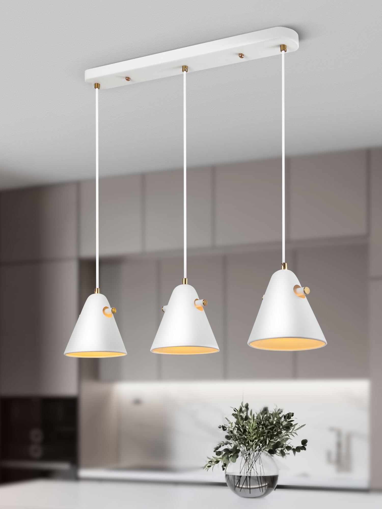 Светильник подвесной (подвес) Chelsea 3141-203 3 х Е14 40 Вт модерн потолочный