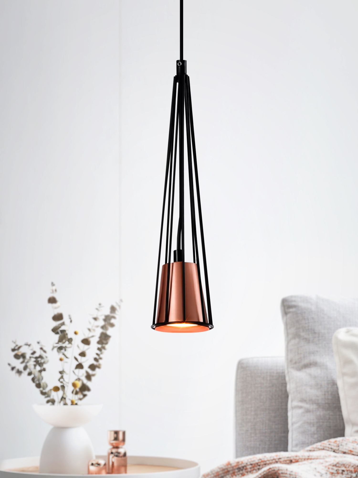 Светильник подвесной (подвес) Emily 4160-201 1 х GU10 25 Вт дизайн потолочный