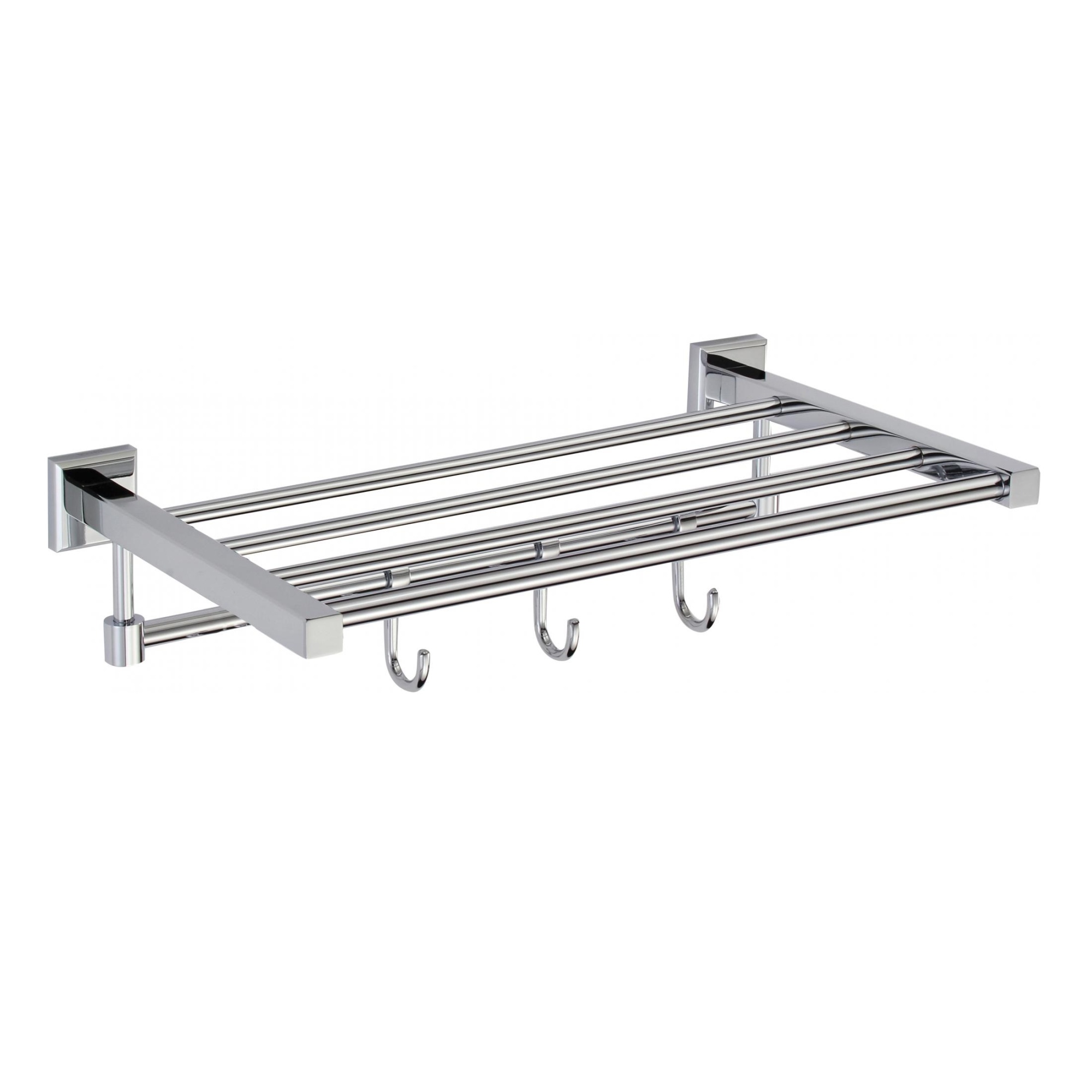 Полка для полотенец Savol S-409544, хром