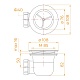 Сифон для душевых поддонов RGW S-10 90 мм, 18241110-00