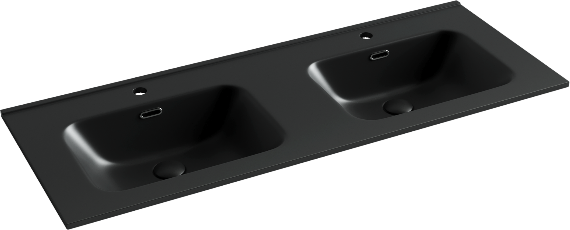 Умывальник накладной прямоугольный (цвет Черный Матовый) Element 1210*465*180мм, CN7004MB