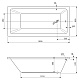 Акриловая ванна CEZARES PLANE SOLO-180-80-48
