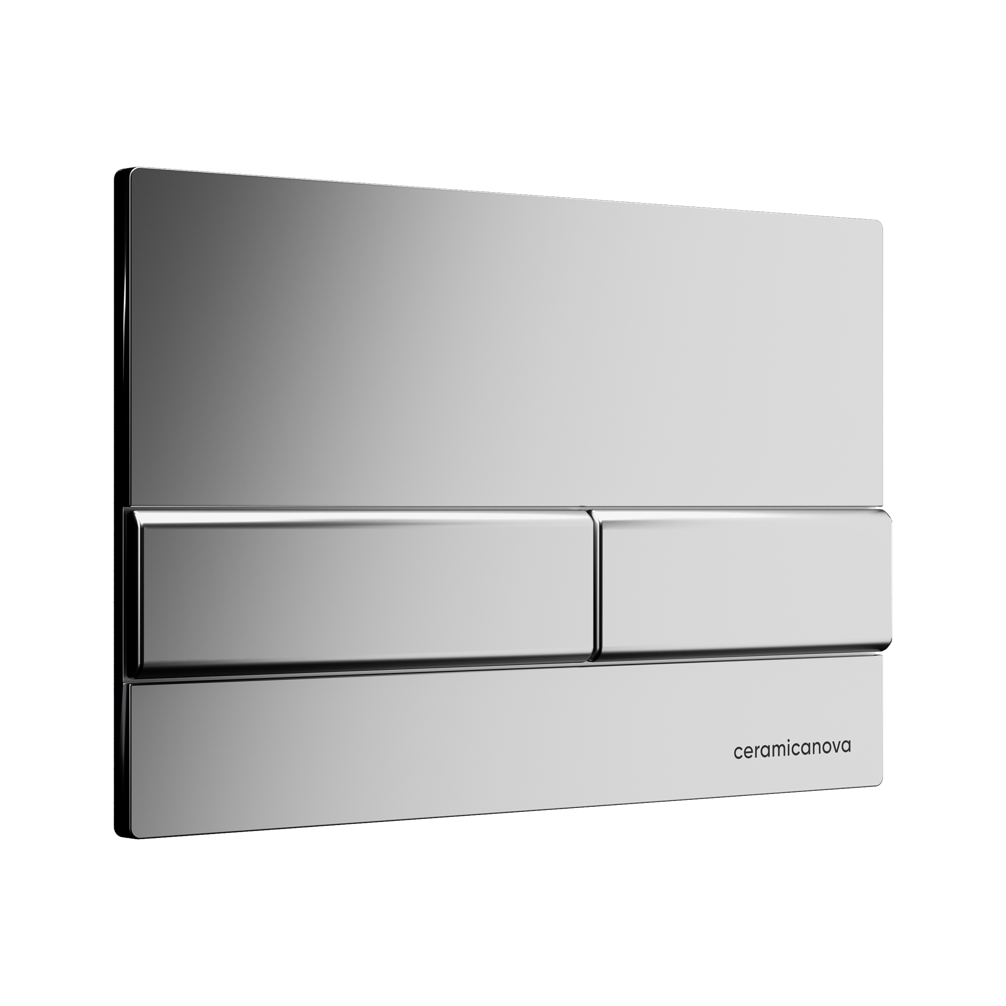 Система инсталляции для унитазов CERAMICANOVA Envision с кнопкой смыва Flat цвет хром матовый, креплениями, CN1002M