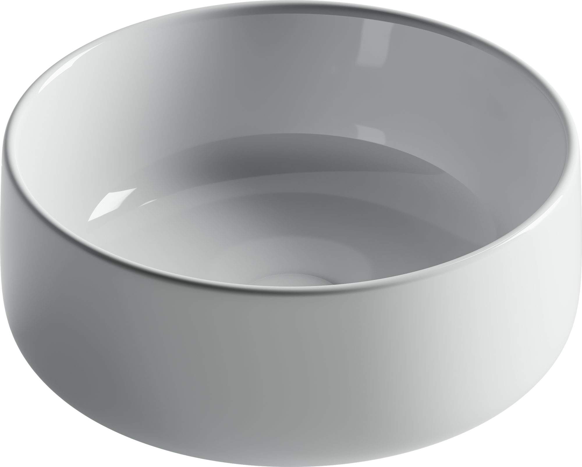 Умывальник чаша накладная круглая Element 355*355*150мм, CN5047